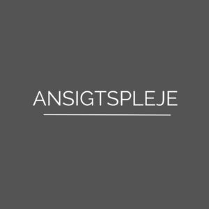 Ansigtspleje